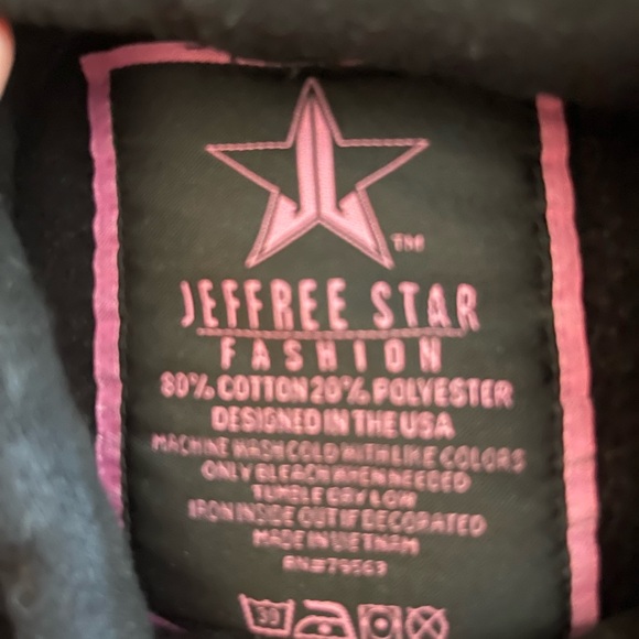 Jeffree Star Hoodie size Large - Picture 3 of 4